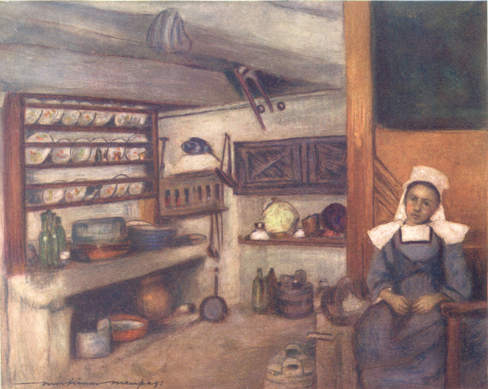 ILLE-ET-VILAINE BRITTANY BRETAGNE. Weary 1905 old antique print picture